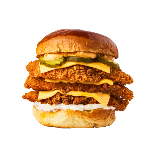Triple Nashville Chicken Burger